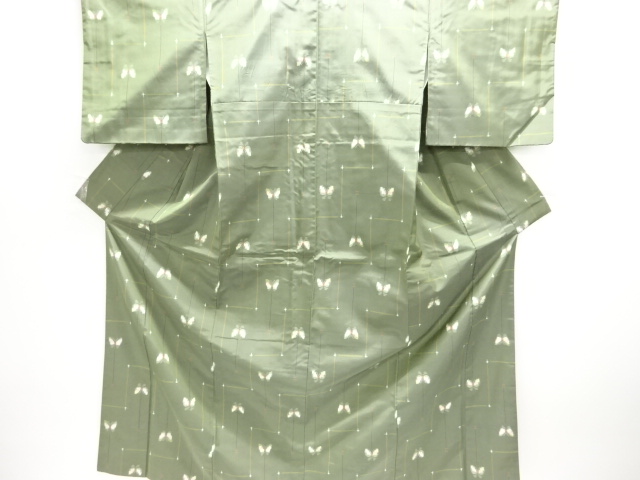 Japanese Kimono / Tsumugi Omeshi Silk